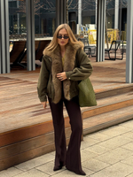 Парка оливковый