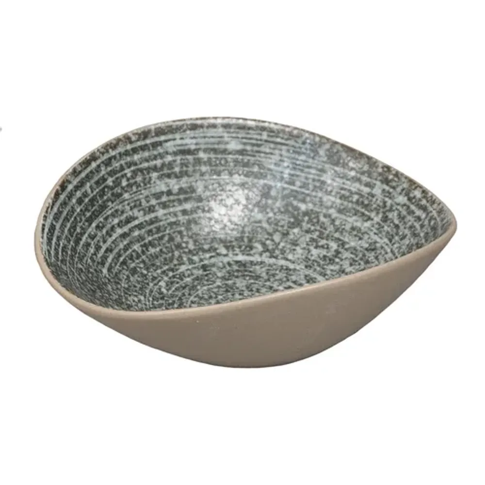 Салатник 250 мл 16,2*13,8 см h5,2 см глазурь Wave Up Glossy Stone Untouched Taiga P.L. [1]