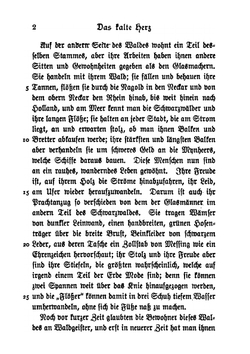 Das kalte Herz. Ein Märchen für Söhne und Töchter Gebildeter Stände | Wilhelm Hauff