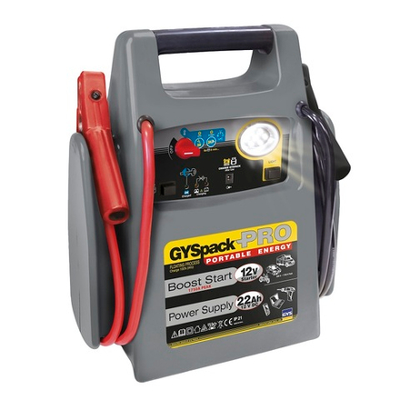 GYSPACK PRO Автономное пусковое устройство , пусковой ток 1750А, 12 В / 22 А/ч, GYS (Франция)