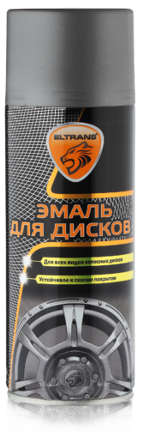 Краска спрей для дисков 520 мл Хром (ЭЛТРАНС)