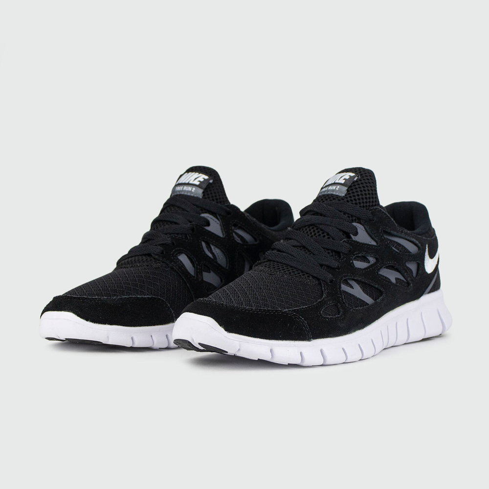 Кроссовки Nike Free Run +2 Black White