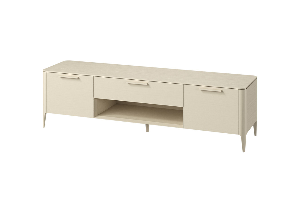 Тумба Type oak под ТВ ширина 200 см (молочный)