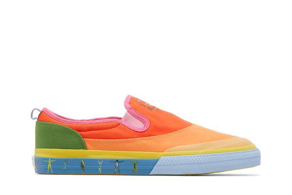 Кроссовки Adidas Originals Nizza Slip-On Pride