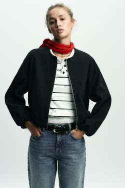 ZARA КОЖАНЫЙ РЕМЕНЬ С ОВАЛЬНОЙ ПРЯЖКОЙ, ЧЕРНЫЙ