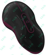 Черно-фиолетовый вибростимулятор Mouse