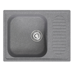Мойка ML-GM18 КОМФОРТ с крылом, графит (342), 640*490*190мм