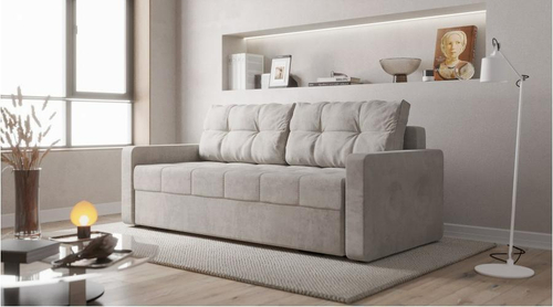 Диван Триумф бежевый ВЕЛЮР