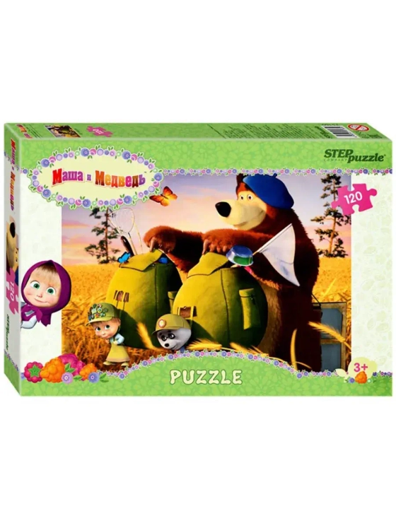 Пазл для детей 4 5 6 7 лет Маша и Медведь 2 104 элемента