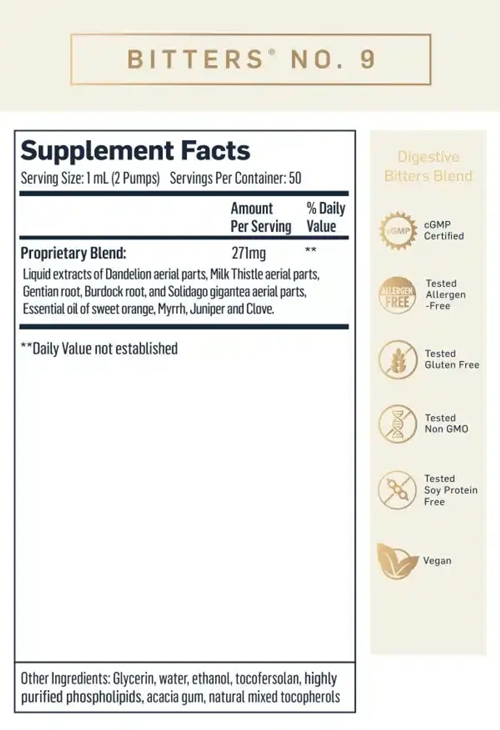 Bitters 9 Liposomal 50 мл Quicksilver Scientific