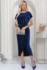 Платье Новогодний поцелуй (синее) П12223-12 LT Collection