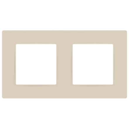 Рамка для розеток и выключателей ЭРА Серия 12 12-5202-02 на 2 поста, Классик, слоновая кость