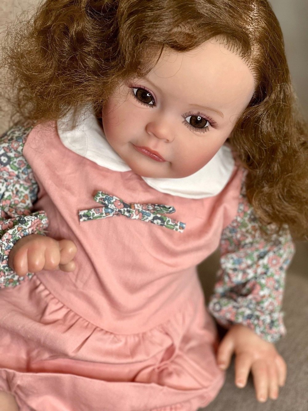 Кукла Реборн мягконабивная 60см в пакете (FA-157)