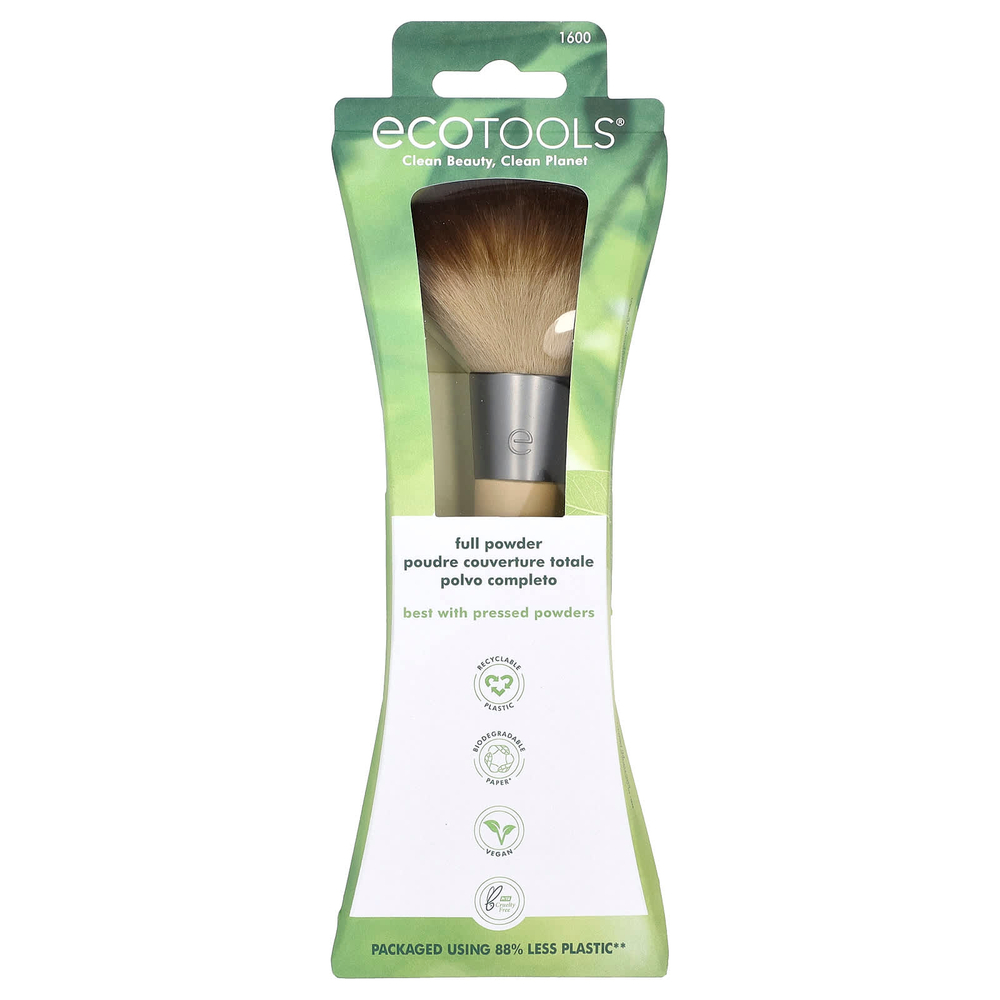 EcoTools, кисть для нанесения пудры, 1 шт.