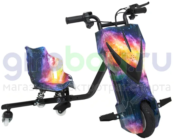 Электро Дрифт-карт IKINGI Drift Cart P2 250W (36V/4.4Ah) - Синий Космос фото №3