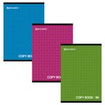 Тетрадь А4, 96 л., BRAUBERG скоба, клетка, обложка картон, МОНОХРОМ 2, 402057