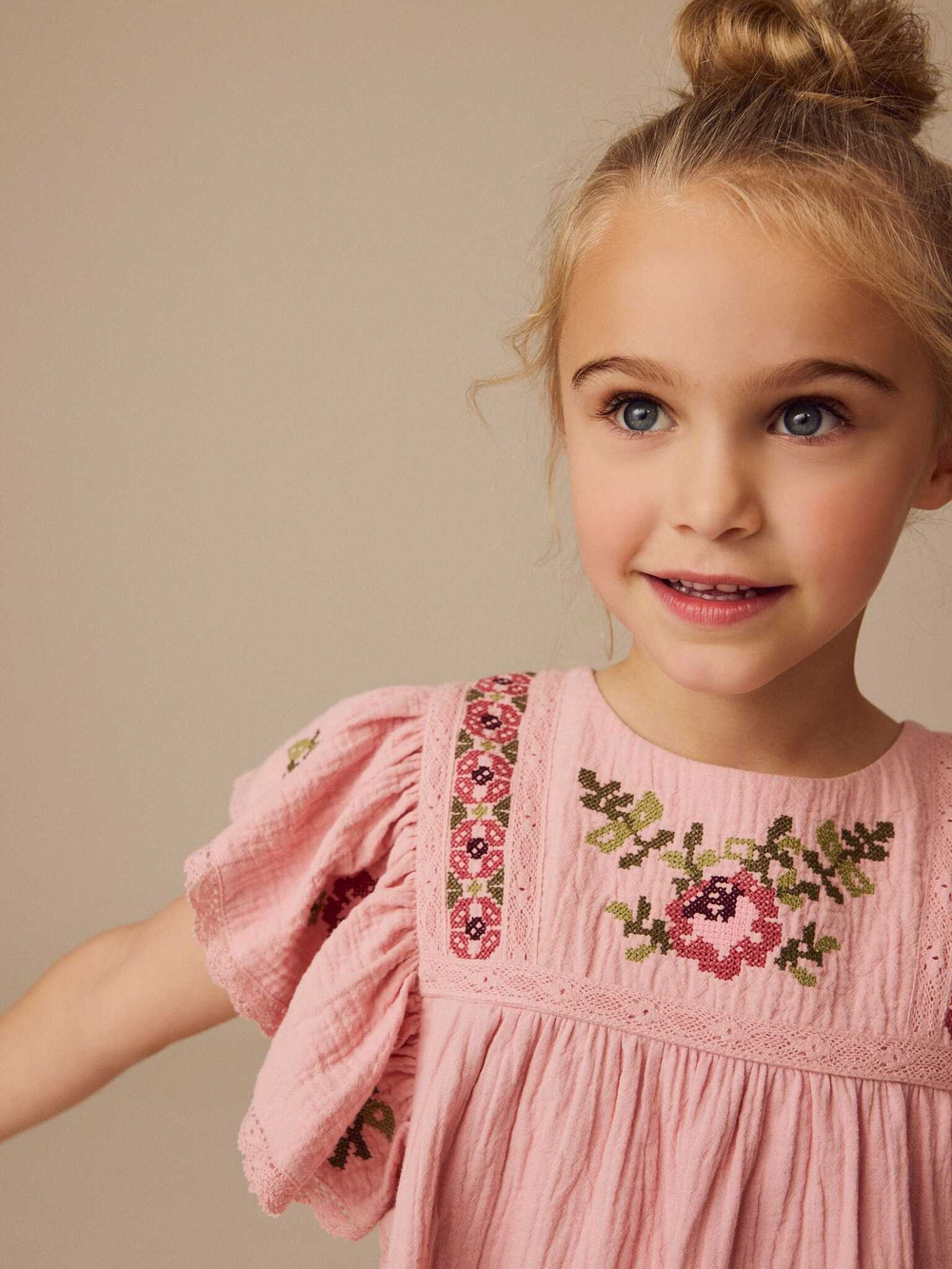 Платье для девочки Next E47-979, Розовый