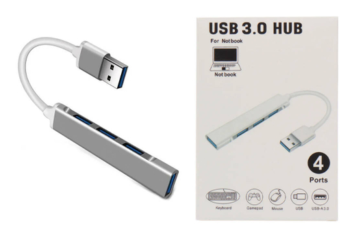 USB-Концентратор 4 USB-3.0 порта NN-HB020 серый