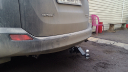 Фаркоп Бизон на Toyota RAV4 FA 0160-E (с 2012 по 2019 г.в.) (паспорт и сертификат в комплекте)(без электрики)