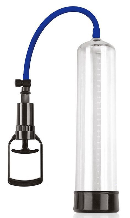 Вакуумная помпа Sex Expert со шкалой, прозрачная, 28 см