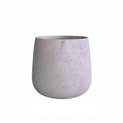 Кашпо Concretika Cone D24 H26 Concrete White