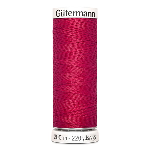 Нитки универсальные Gutermann Sew-all 100 (200 метров), 5 кат. | 909 малиновый