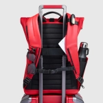 Рюкзак ролл-топ из полиуретана Piquadro Ducati/Rosso