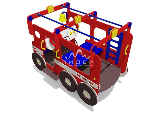Игровой элемент на пружинах “Пожарная машина”