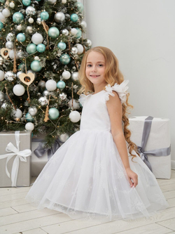 Нарядное платье снежинка