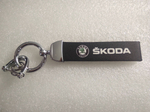 Skoda / брелок автомобильный для ключей, карабин, петля (Титан) (1 шт.)