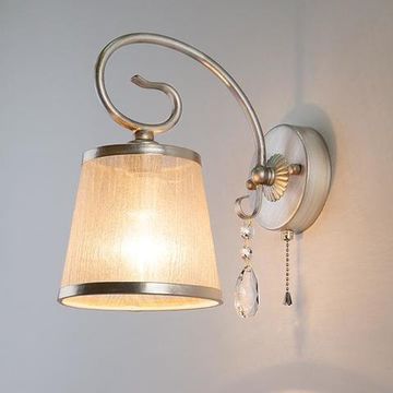 Бра 60065/1 серебро Liona Классика Eurosvet