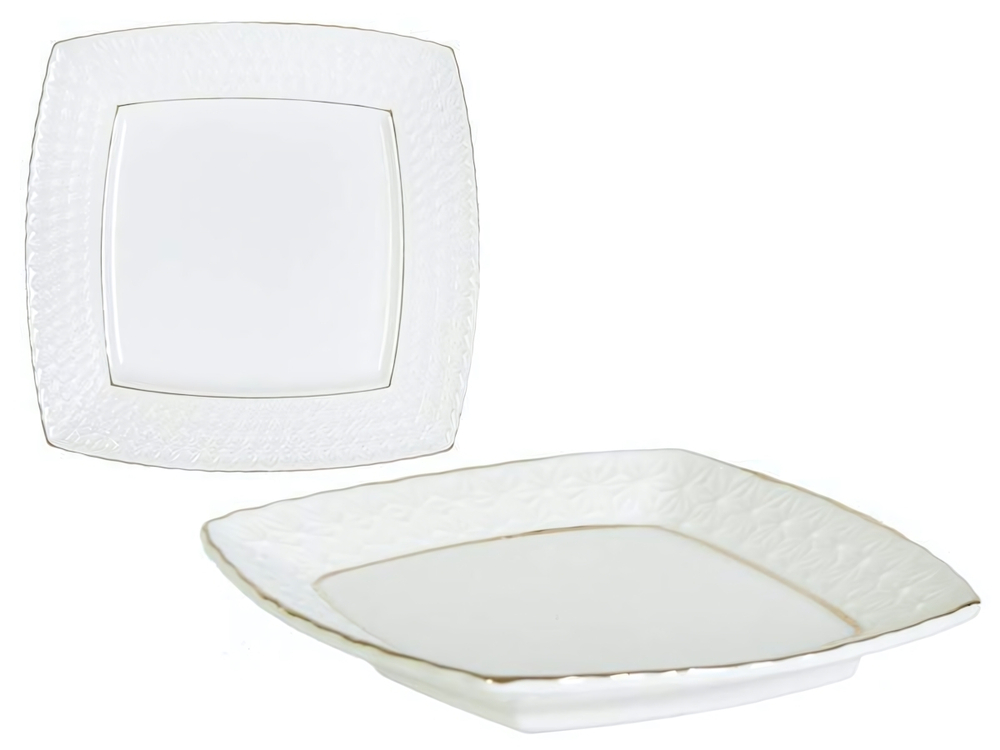 Блюдце для варенья 10см "Снежная королева" квадр. (23350)