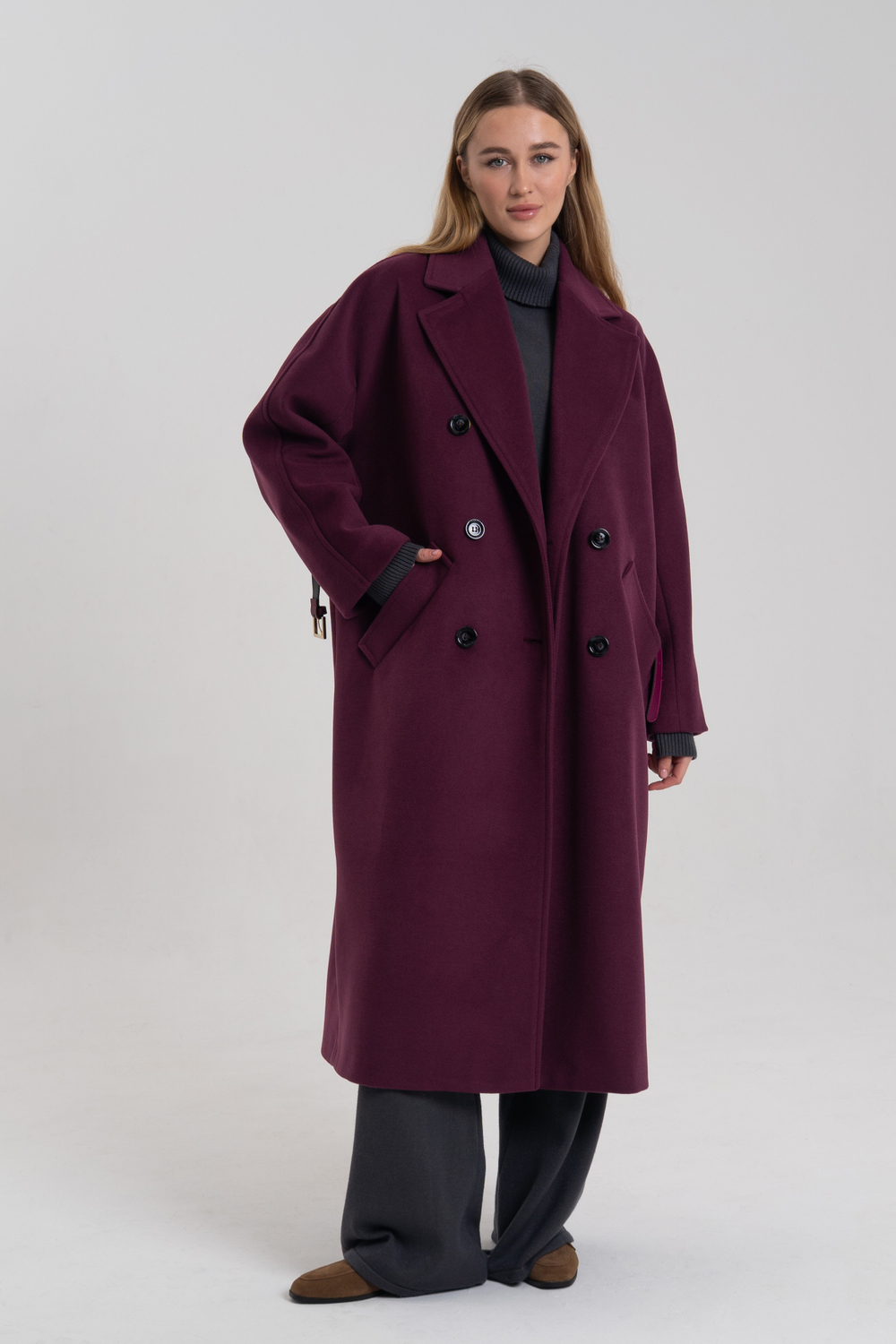 Пальто Imperial с поясом