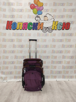 Коляска прогулочная Babalo 2023 фиолетовый (белая рама)