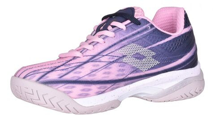 Женские Кроссовки теннисные Lotto Mirage 300 Speed W - pink/all white/navy blue