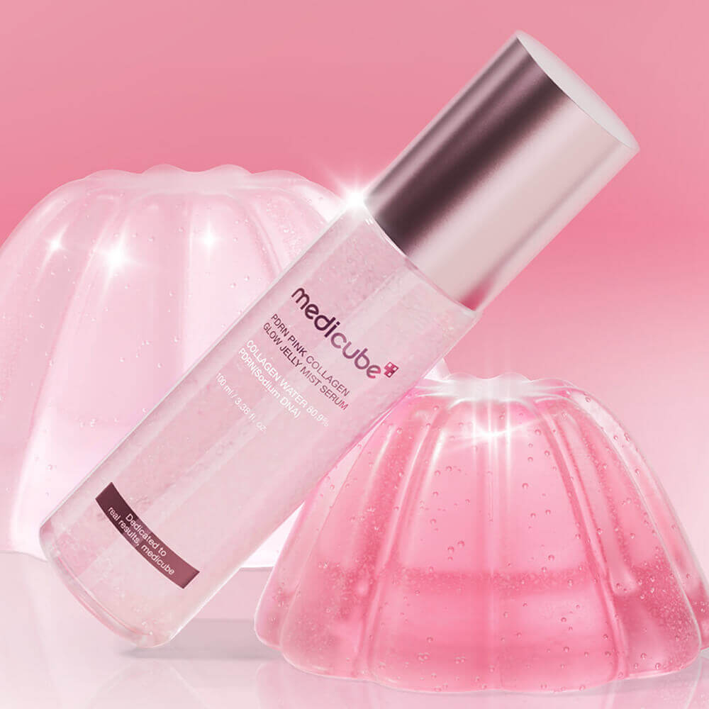 Medicube PDRN Pink Collagen Glow Jelly Mist Serum сыворотка-мист розовая желейная с PDRN