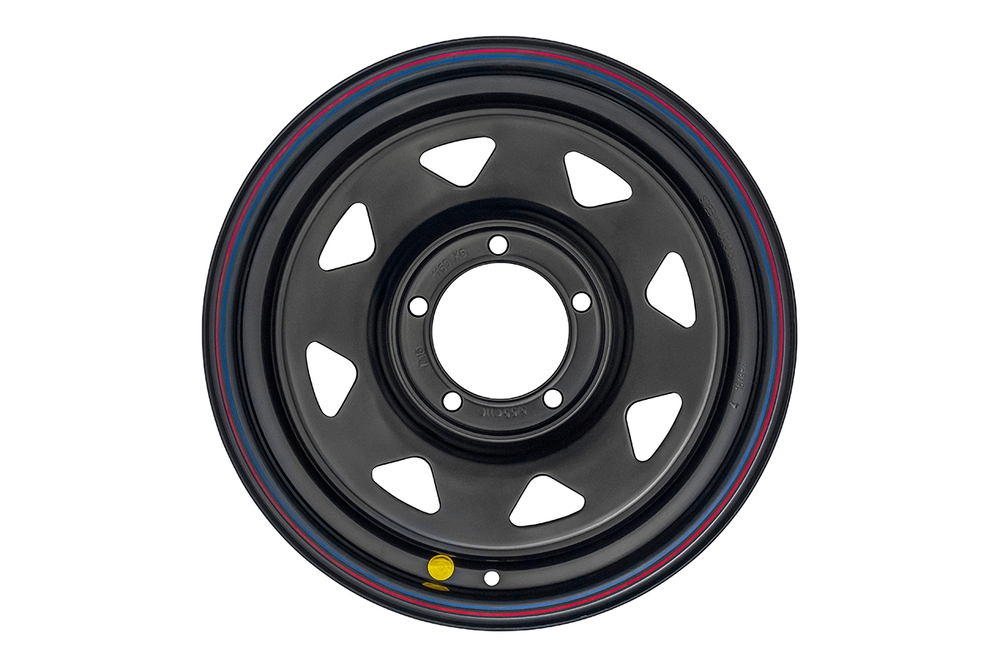 Диск усиленный УАЗ стальной черный 5x139,7 7xR15 d110 ET-19 (треугольник)