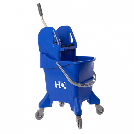 Ведро на колесах с универсальным отжимом, синее, 31 л HQ Profiline