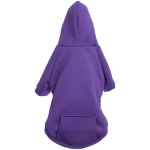 Кофта - толстовка для мелких пород собак «BRO Style», цвет фиолетовый, р 2XL (на флисе)