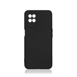 Силиконовый чехол с микрофиброй для Realme 8i black DF