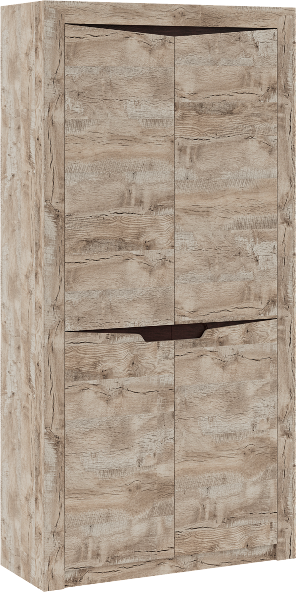 Хилтон Шкаф 2-х ств. комбинированный