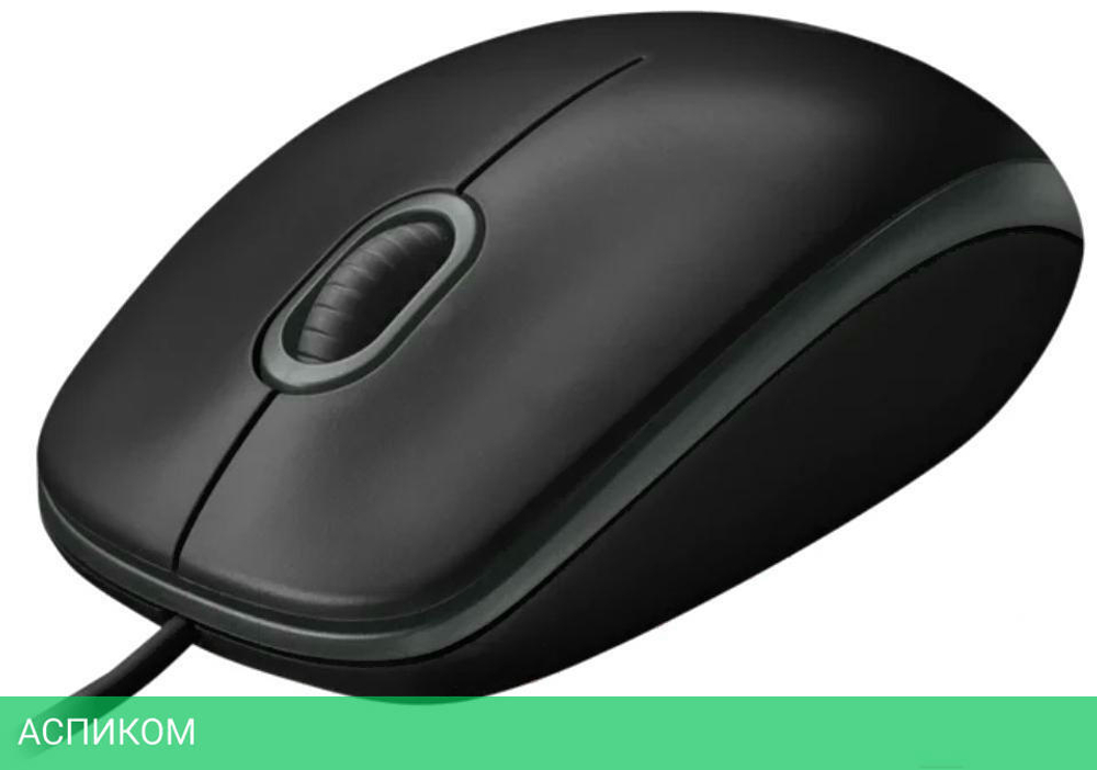Мышь Logitech B100 черный (910-006605)