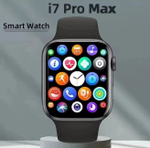 Умные часы I7-Black Pro, 1,77-дюймовый водонепроницаемый фитнес-трекер в спортивном стиле с пульсометром. Товар уцененный