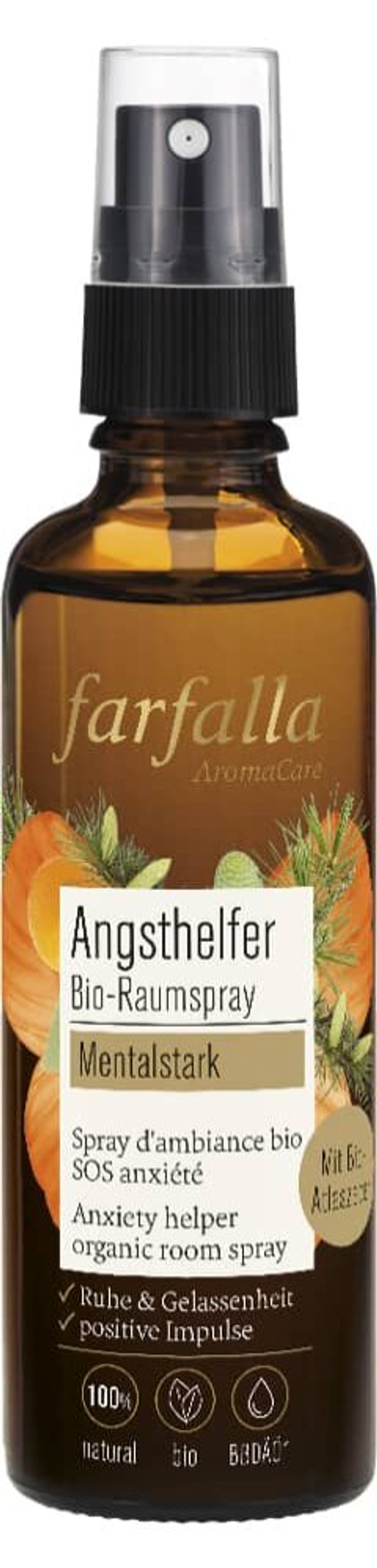 Спрей для помещения Farfalla Mental Strength для снятия тревоги, 75 мл