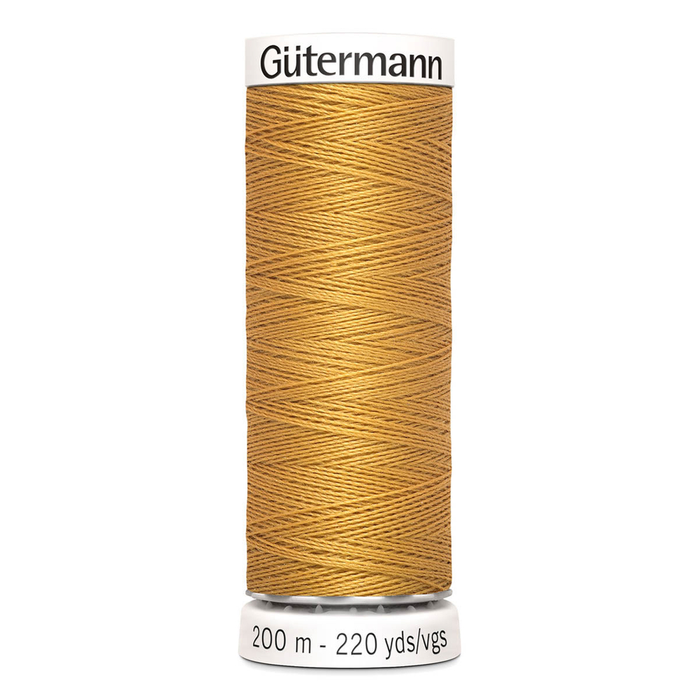 01 Нить Sew-All 100/200 м для всех материалов, 100% полиэстер Gutermann 748277 (968 золотой)