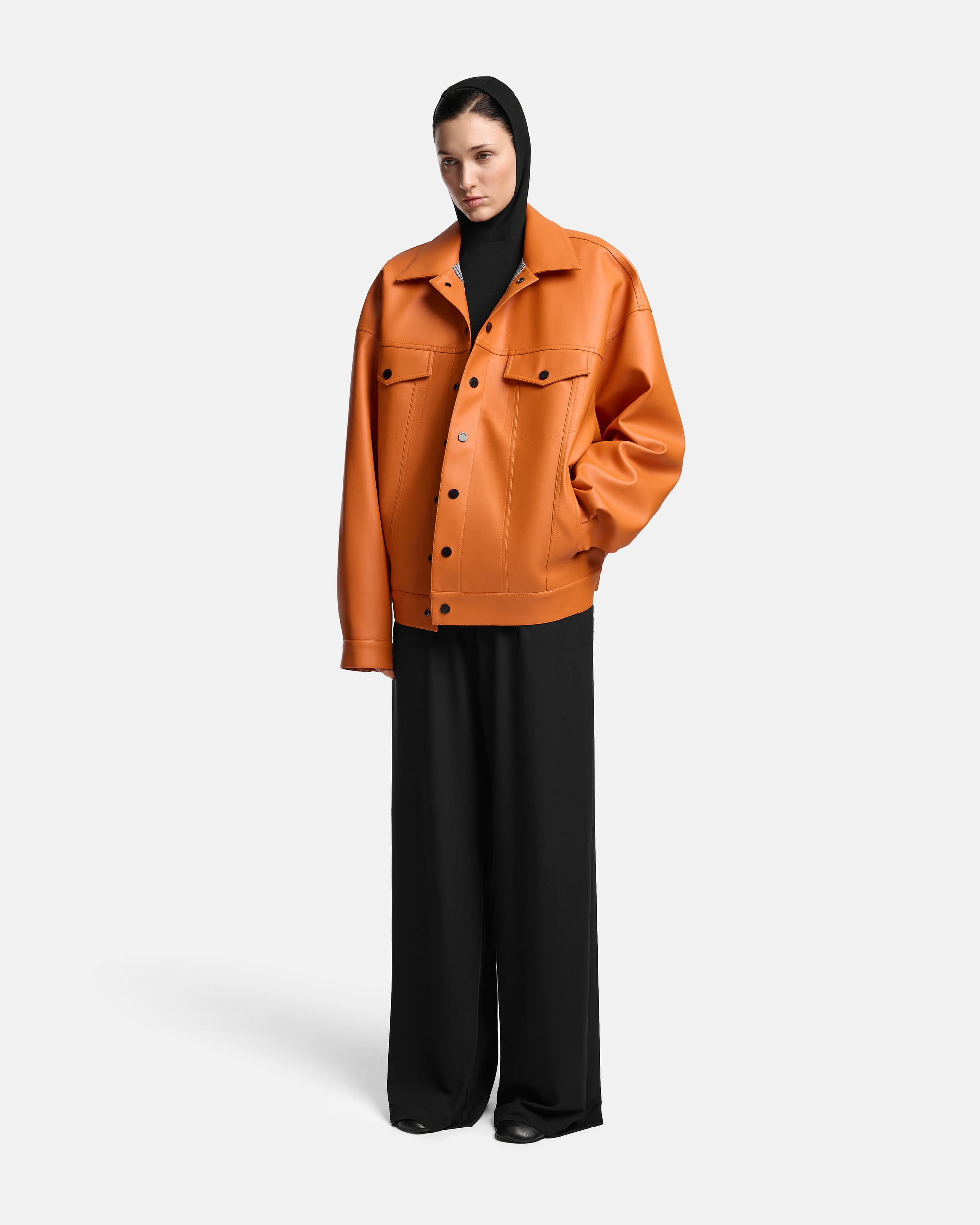 ДЖИНСОВКА ИЗ ЭКОКОЖИ