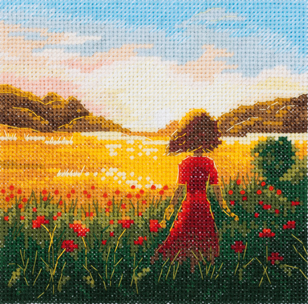 Набор для вышивания "PANNA"PS-7211 "Последний день лета" 12 х 12 см