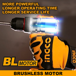 Набор ручного инструмента с шуруповертом 20 В INGCO HKTHP41662 166 шт.