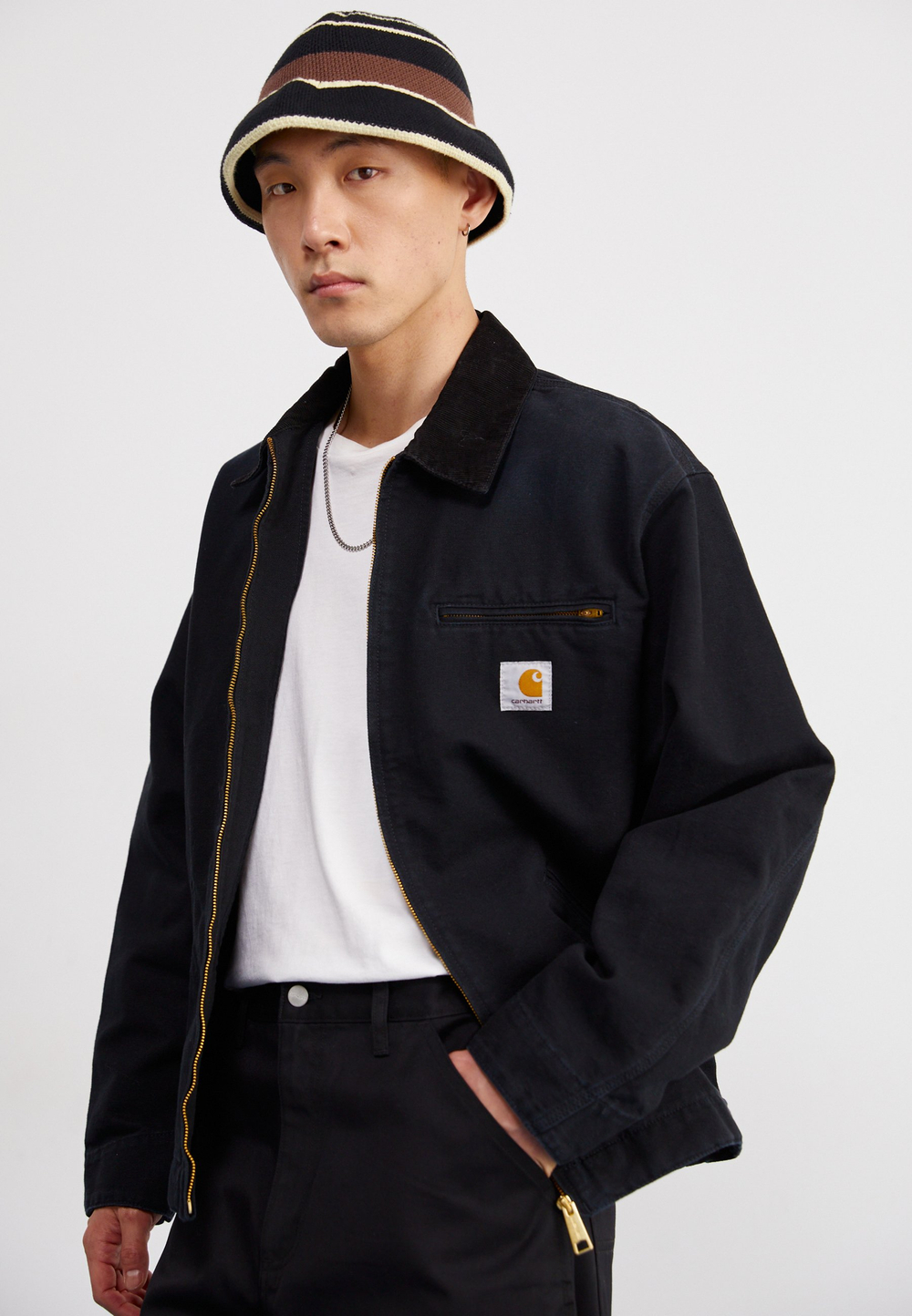 Carhartt WIP DETROIT - Весенняя куртка - Чёрный