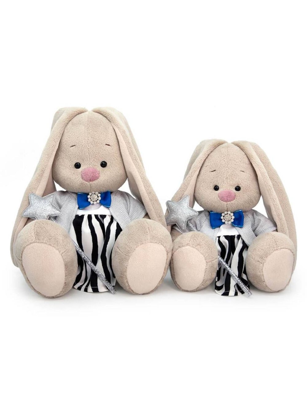 Мягкая игрушка Зайка Ми со звездочкой 18см